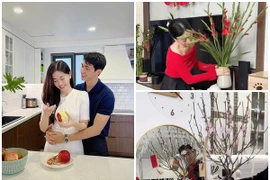 Đón Tết 2024, Bình An - Phương Nga trang trí nhà đẹp cỡ nào?