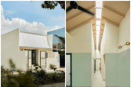 Ngôi nhà xẻ dọc mái lấy sáng có 1-0-2 ở Đồng Nai