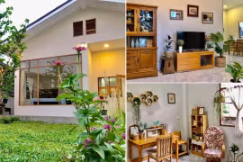 Thiết kế nhà cấp bốn với sân vườn, 'thềm nhà có hoa'