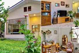 Thiết kế nhà cấp bốn với sân vườn, 'thềm nhà có hoa'