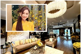 Biệt thự ngập sắc vàng ngày Tết của Lã Thanh Huyền