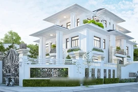 Mê mẩn 10 mẫu biệt thự 3 tầng tân cổ điển 