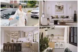 Đi thăm nhà mới Diệp Lâm Anh được mẹ tặng sau ly hôn