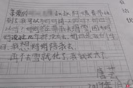 Bức thư xin cho mẹ nghỉ Tết của cô bé 8 tuổi khiến vị sếp xúc động