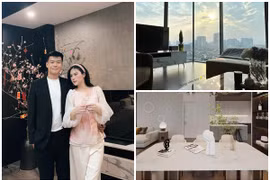 Cận cảnh căn hộ ngắm trọn Hà Nội của Thành Chung và vợ hotgirl