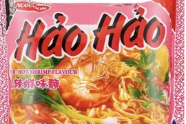 Malta cấm tiêu thụ mì tôm chua cay Hảo Hảo
