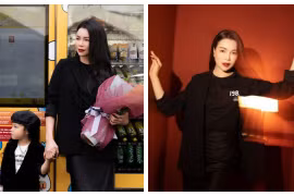 Trà Ngọc Hằng xuất hiện cùng con gái đầy cá tính 