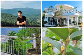 Biệt thự view núi như resort xanh mắt xanh của Mạnh Trường
