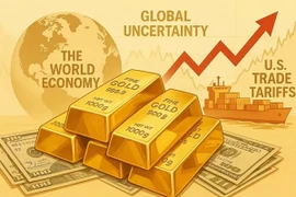Mỹ áp thuế mạnh tay, vàng tăng dựng đứng cao nhất lịch sử