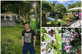 Xuýt xoa biệt thự ngập hoa của diễn viên Quốc Trường ở Cần Thơ