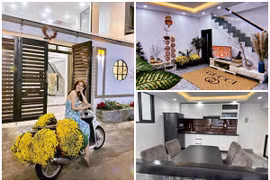 Cận cảnh cơ ngơi 4 tầng khang trang của Ngọc Trinh