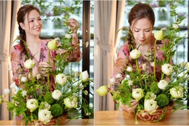 Bí quyết cắm hoa cho nhà đẹp mê ly của MC Đan Lê 
