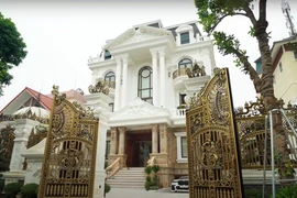 Cận cảnh biệt thự rộng 500m2 như cung điện của đại gia Thái Nguyên