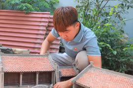 Ngỡ ngàng tiểu cảnh kiến trúc cổ độc đáo của 9X Hà thành