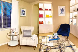 Lóa mắt phòng để đồ trong biệt thự Mỹ như showroom hàng hiệu của Phạm Hương