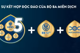 Đây là 5 loại HMOs phổ biến nhất trong sữa mẹ bao gồm 2'-FL, 3-FL, LNT, 3’-SL, 6'-SL, trong đó 3-FL