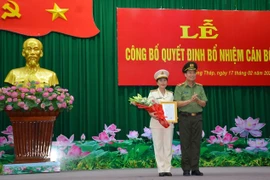 Nữ công an đầu tiên làm Phó giám đốc Công an Đồng Tháp