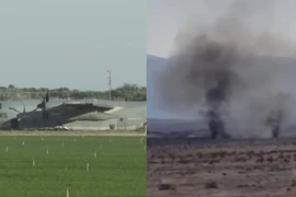 F-35B Mỹ bị rơi khi đang tiếp dầu trên không