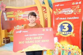 Trúng ký vàng SJC 999.9 sau khi uống nước giải khát của Tân Hiệp Phát