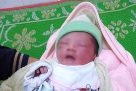 Bé gái sơ sinh không một mảnh vải che thân bị bỏ ở rẫy bắp