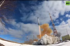 Nga phóng thành công siêu tên lửa đạn đạo liên lục địa RS-28 Sarmat