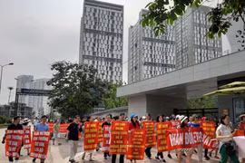 Cư dân phản đối Hancorp phá quy hoạch để xây bệnh viện trong KĐT