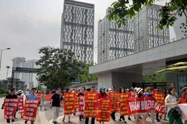 Cư dân phản đối Hancorp phá quy hoạch để xây bệnh viện trong KĐT