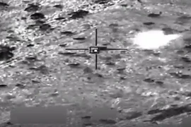 Video: Liên quân Ả rập Xê út bắn hạ một UAV Houthi