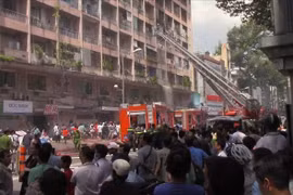 Cháy lớn tại ký túc xá Trường Cao đẳng Kỹ thuật Cao Thắng TPHCM