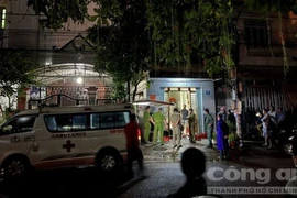 Hiện trường vụ việc. Ảnh: Báo Công An TP HCM.