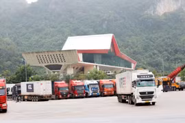 2.500 xe hàng bị tắc tại các cửa khẩu Lạng Sơn