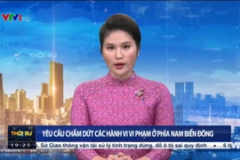 Video Truyền hình Việt Nam phát yêu cầu Trung Quốc chấm dứt các hành vi vi phạm ở phía Nam Biển Đông