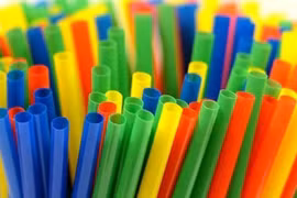 Ống hút không nhãn mác độc hại