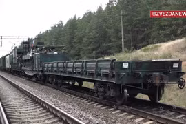 Video: Đoàn tàu bọc thép Nga "Yenisei" trong chiến dịch quân sự ở Ukraine