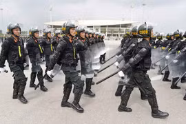 Chung kết Việt Nam - Malaysia: Cảnh sát Hà Nội tung quân xử lý quái xế