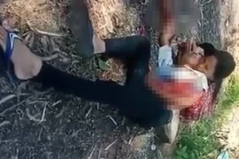 Hiện trường vụ án mạng.