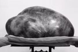 Tưởng béo bụng không ngờ “mang” u buồng trứng hơn 13kg.