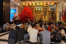 Qua test nhanh, cơ quan công an phát hiện có 132 người dương tính với ma túy.