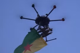 Video Dân quân người Kurd sử dụng UAV ném bom quân đội Thổ Nhĩ Kỳ
