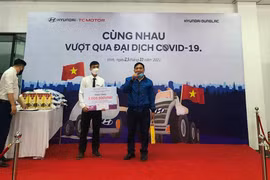 Anh Nghiêm Văn Liêm chia sẻ về những khó khăn của mình trong chương trình Tri ân hỗ trợ khách hàng mùa dịch của Hyundai Thành Công Thương Mại do Huyndai Dũng Lạc tổ chức.