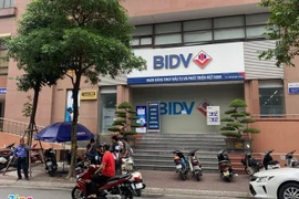 Nổ súng cướp chi nhánh BIDV ở Hà Nội