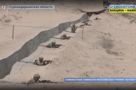 Quân đội Uzbekistan – Nga diễn tập chung đối phó tình hình Afghanistan