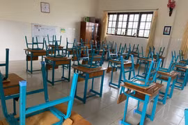 Trường chuẩn bị sẵn sàng cho học sinh đi học trở lại.