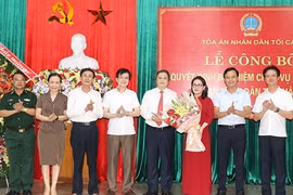 Tòa án nhân dân tối cao bổ nhiệm nhân sự mới