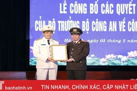 Bổ nhiệm Đại tá Võ Trọng Hải giữ chức Giám đốc công an tỉnh Hà Tĩnh