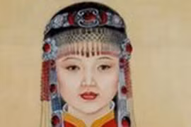 Hiếu Trang Văn Hoàng hậu thời trẻ.