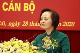 Bà Phạm Thị Thanh Trà giữ chức phó trưởng Ban Tổ chức trung ương