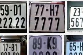 Giao quyền cho công an cấp tỉnh được bán đấu giá biển số xe