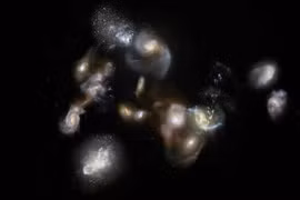 Bất ngờ thông tin thiên hà hợp nhất sau vụ nổ Big Bang