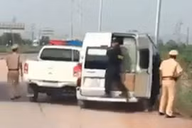 Cảnh sát nổ súng truy đuổi xe khách trên cao tốc Hà Nội - Bắc Giang